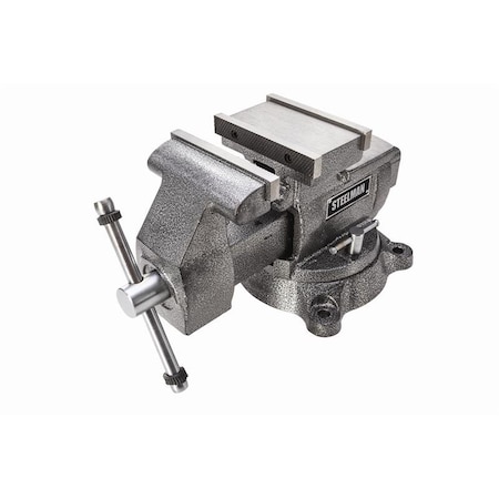 Steelman 5-1/2in REVERSIBLE BENCH VISE WITH 360 Degree SWIVEL BASE 60888